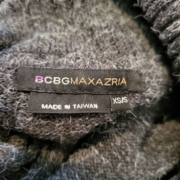 BCBGMAXAZRIA kimono poncho cowl neck sweater - Picture 6 of 7